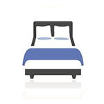 1 lit double (1 ou 2 adultes)